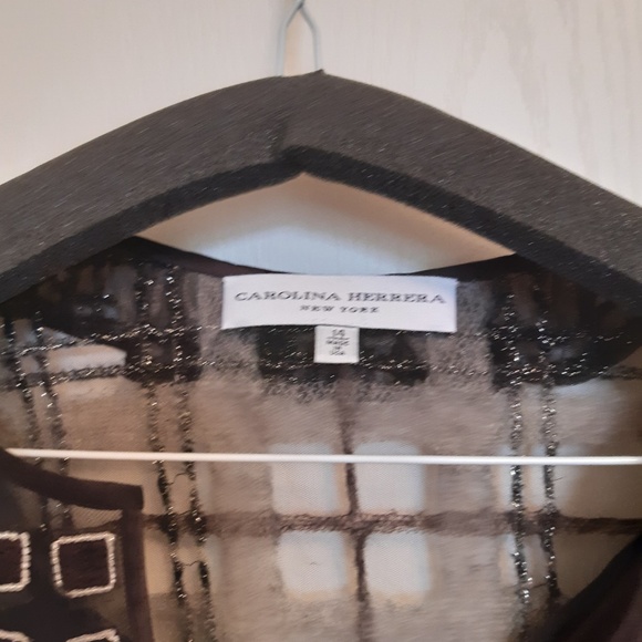 Carolina Herrera Blouse Set with Undertank - Picture 4 of 8